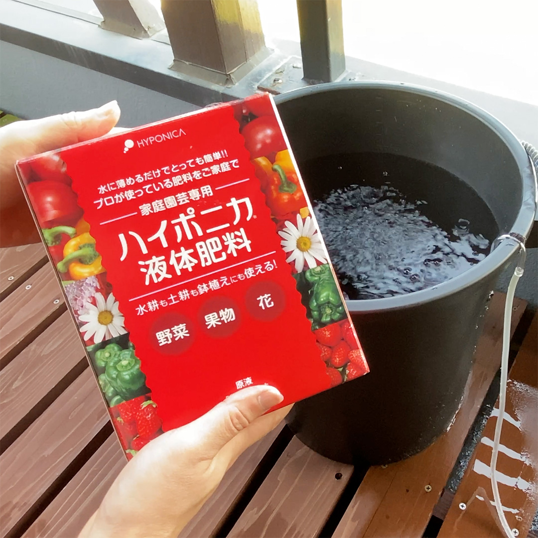 水気耕装置 培養液 2