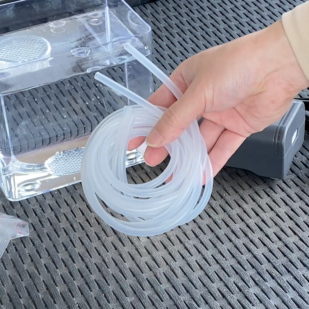 FEDOUR 4W水槽エアーポンプ シリコンチューブ