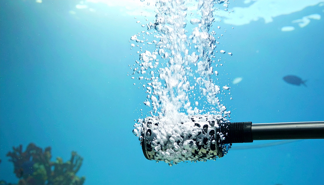 水気耕栽培のエアレーション
